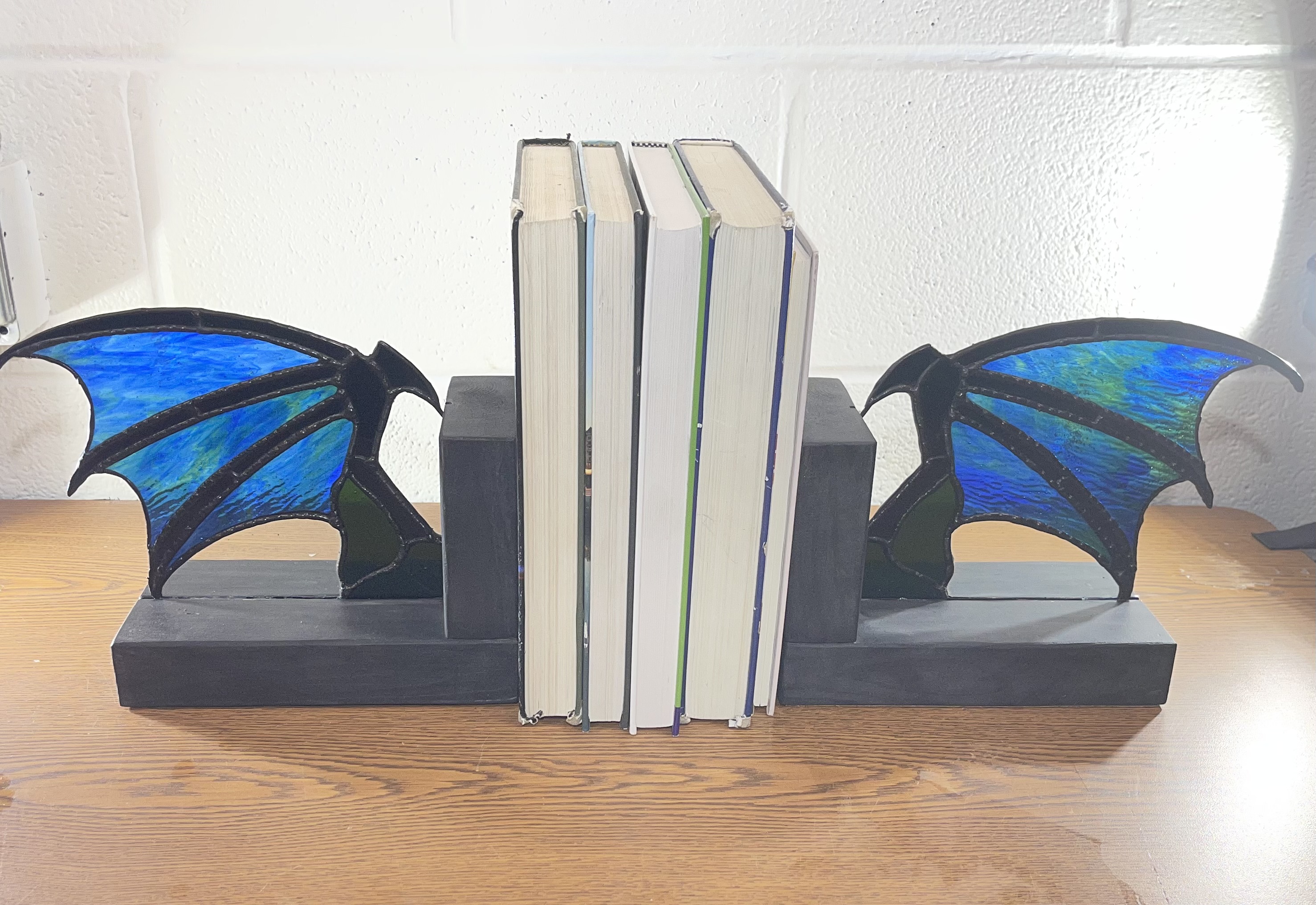 Dragonwing Bookends